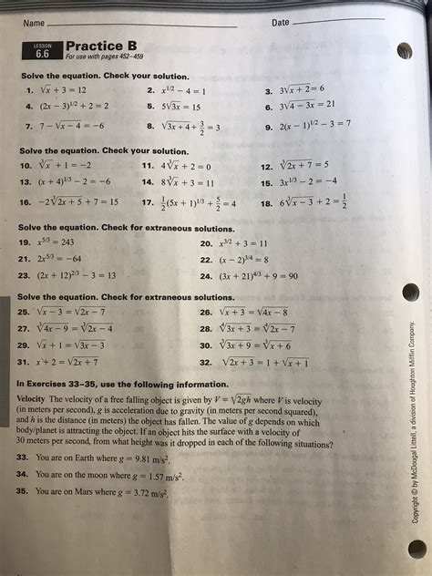 Where Can You Find 4.6 Practice A Algebra 1 Answers?
